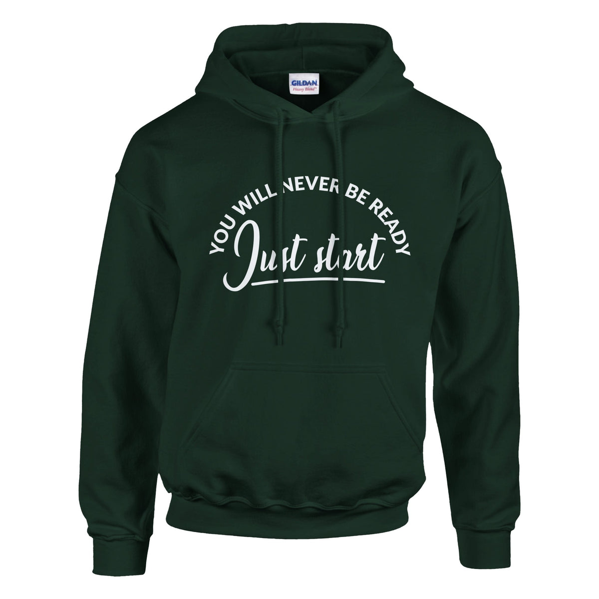 Courageous Commencement - Inspirational Fashion - Forest Green - Hoodies