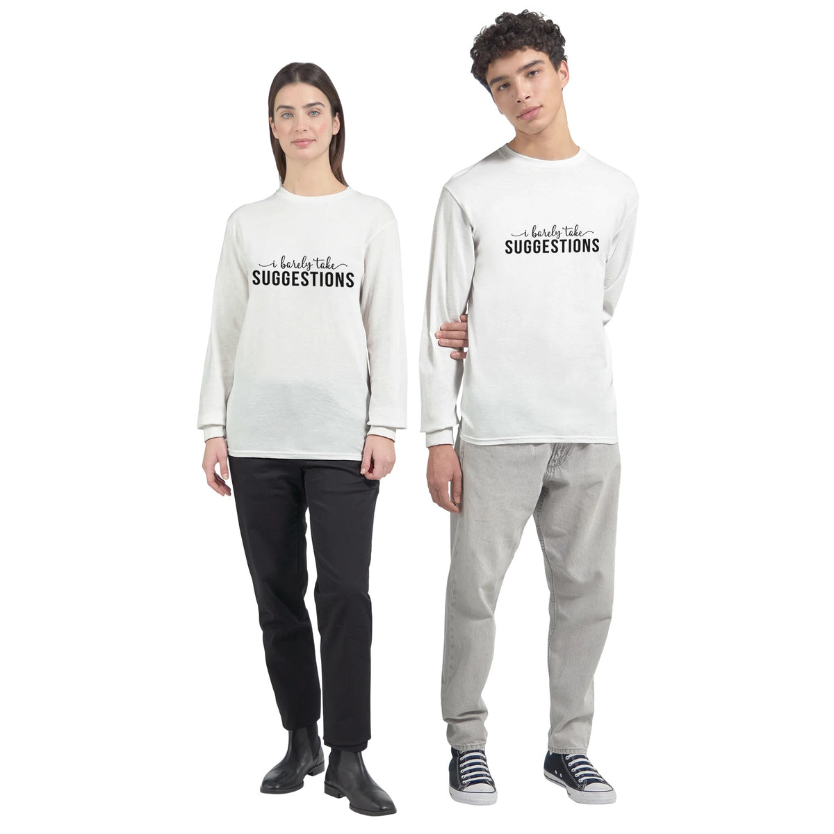 Assertive Statements - Wear Your Confidence - White - Sweatshirts