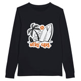 Catch the Wave - Embrace the Spirit of SURF GIRL - Dark Gray - Sweatshirt