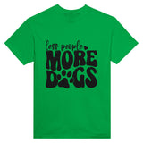 Dog Lover's Delight - More Dogs, Less People - Irish Green - T-shirts