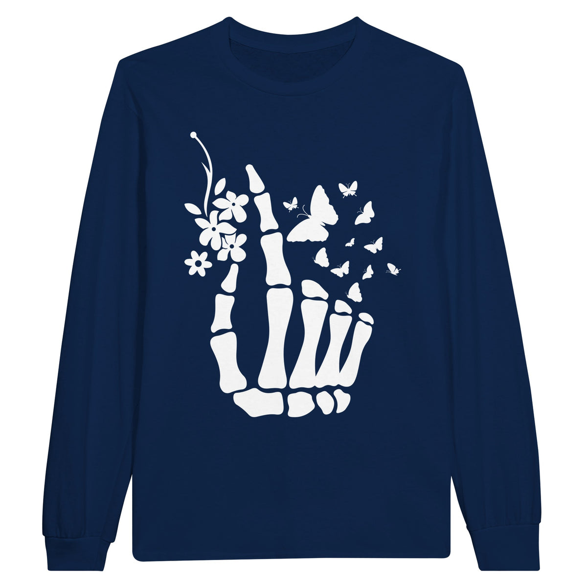 Embrace the Rock - Skeleton Hands Saga - Navy - Sweatshirts