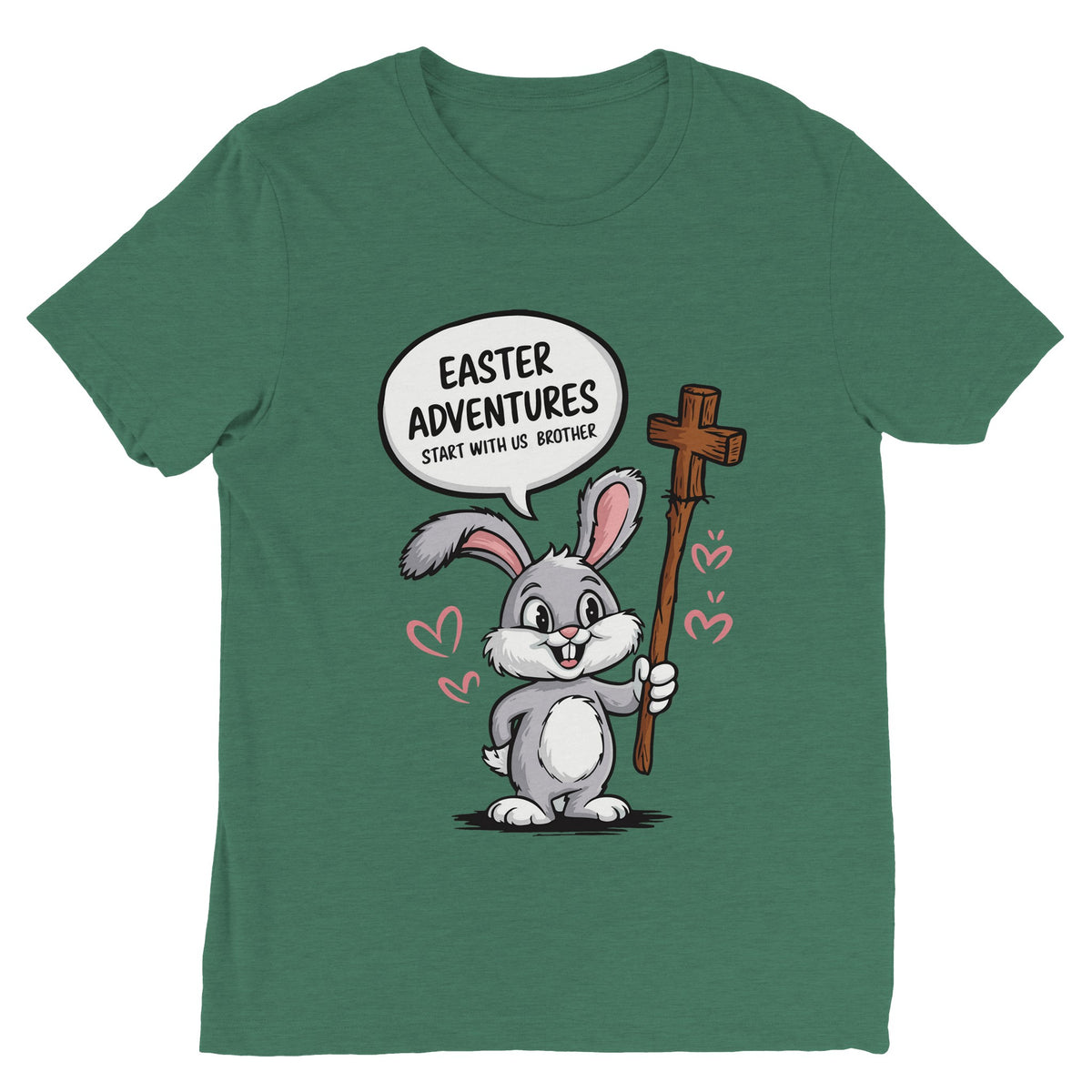 Easter Adventures Begin with Brother – Fun T-Shirt - - T-Shirt