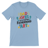 Fatherhood Is Art – Bella + Canvas Dad Shirt - Light Blue - T-shirts