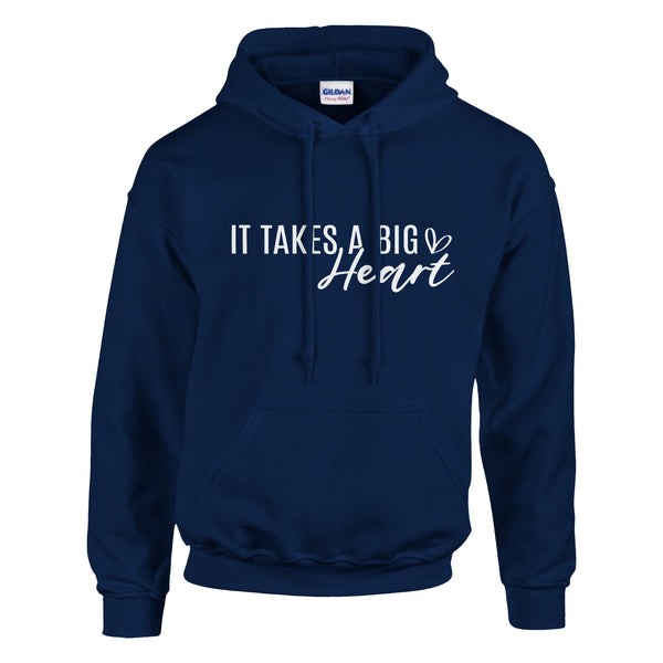 Big Hearted Warmth - Wear Your Kindness - Navy - Hoodies