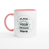 Vibrant Customizable Ceramic Mug - Your Perfect Daily Companion - Ceramic Pink - Mugs