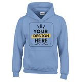 Cozy Comfort - Classic Kids Pullover Hoodie - Carolina Blue - Pullover Hoodies