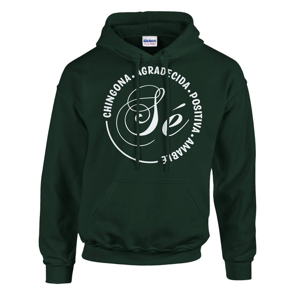 Strength in Kindness - CHINGONA Statement Pieces - Forest Green - Hoodies