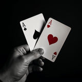 Double Aces – Wood and Metal Framed Poster - - Framed Posters