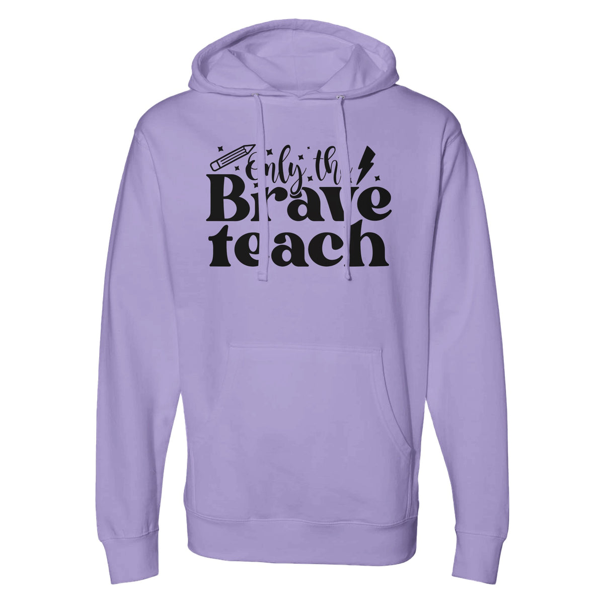 Courageous Educators - Empowerment in Every Stitch - Lavender - Hoodies