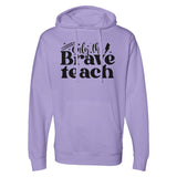 Courageous Educators - Empowerment in Every Stitch - Lavender - Hoodies