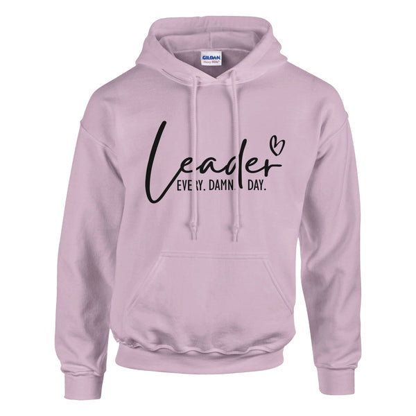 Confidence in Action - Leader Apparel - Light Pink - Hoodies