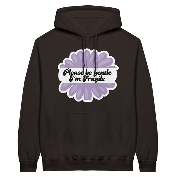 Sunflower Whispers - A Hoodie of Tender Reminders - Dark Chocolate - Hoodies