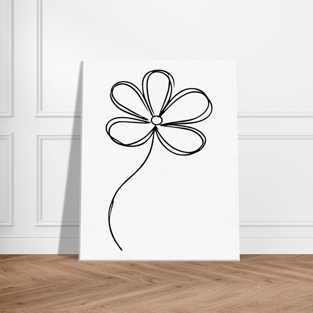 Modern Flora - Artistic Flower Canvas - 40x50 cm 16x20″ - Canvas Prints