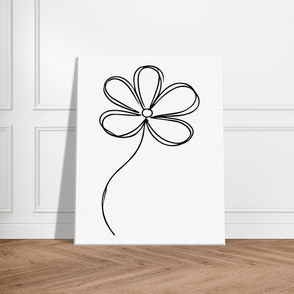 Modern Flora - Artistic Flower Canvas - 40x50 cm 16x20″ - Canvas Prints