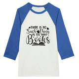 Unleash Your Inner Bookworm, No Such Thing as Too Many Books - White and True - Long Sleeve T-shirts