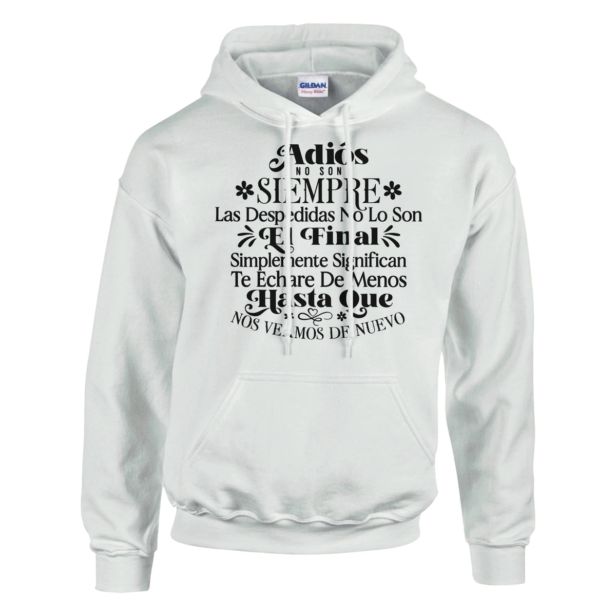 Memories Never Goodbye - Carry Them on Your Hoodie - White - Hoodies