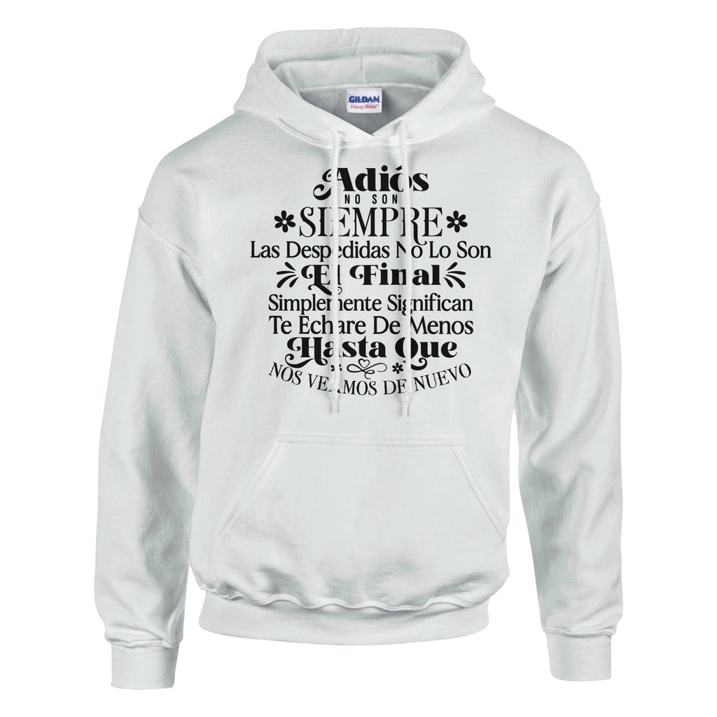 Memories Never Goodbye - Carry Them on Your Hoodie - White - Hoodies