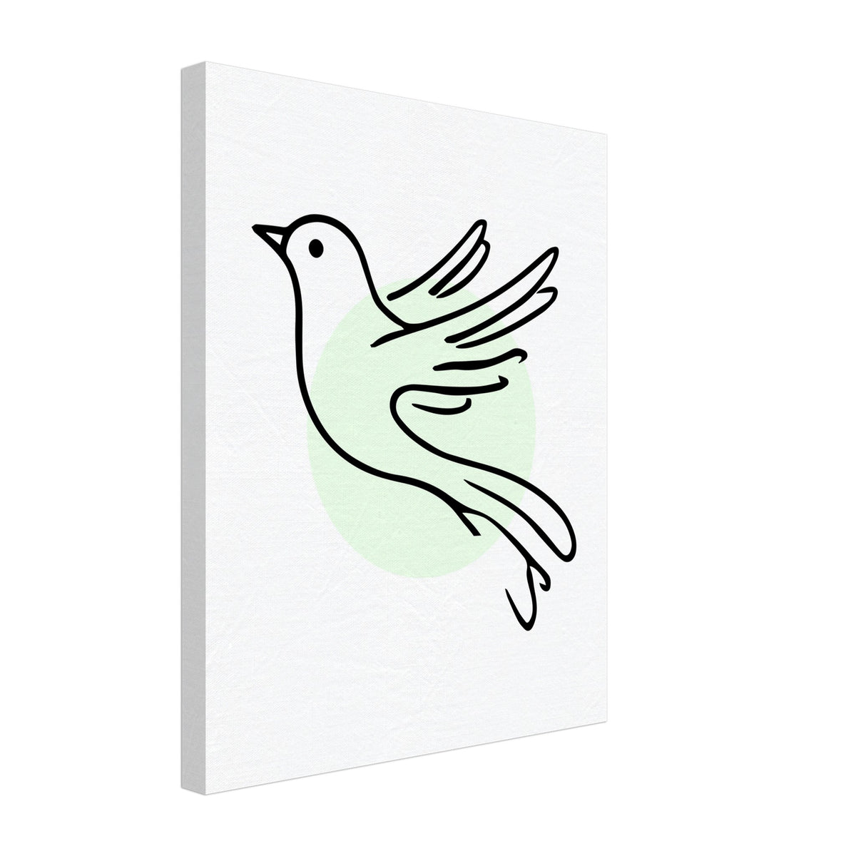 Soaring Grace - Minimalist Bird Canvas Art - 40x50 cm 16x20″ - Canvas Prints