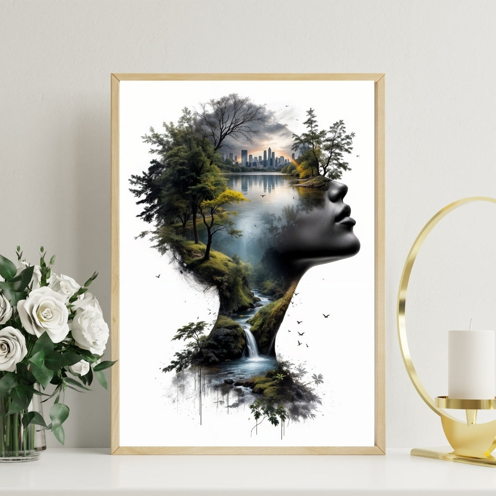 Urban Reflection - Natural Grace - 16x24 - Framed Posters