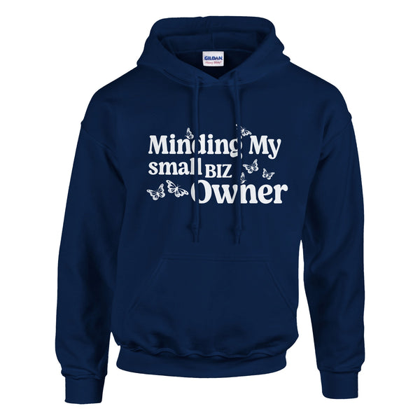 Small Biz Owner Vibes - Own Your Hustle in Style - Navy - Hoodies