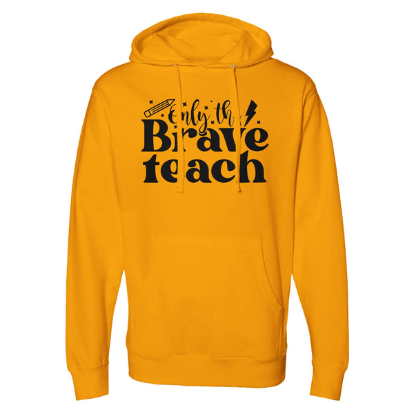 Courageous Educators - Empowerment in Every Stitch - Gold - best design hoodies Best Quality Hoodie best quality hoodies designed hoodies Hunting hoodie Printed hoodie printed hoodies