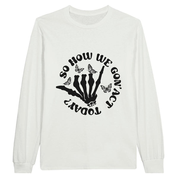 Unfiltered Vibes - Channel Your Feelings in Style - White - Sweatshirt