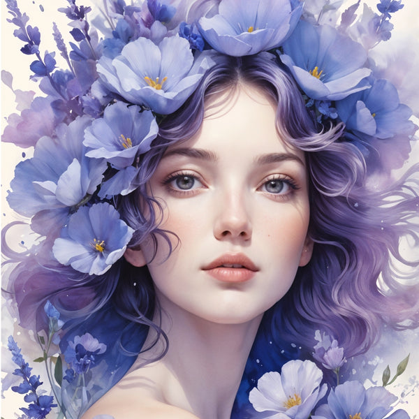 Enchanted Floral Portraits - - Posters, Prints, & Visual Artwork