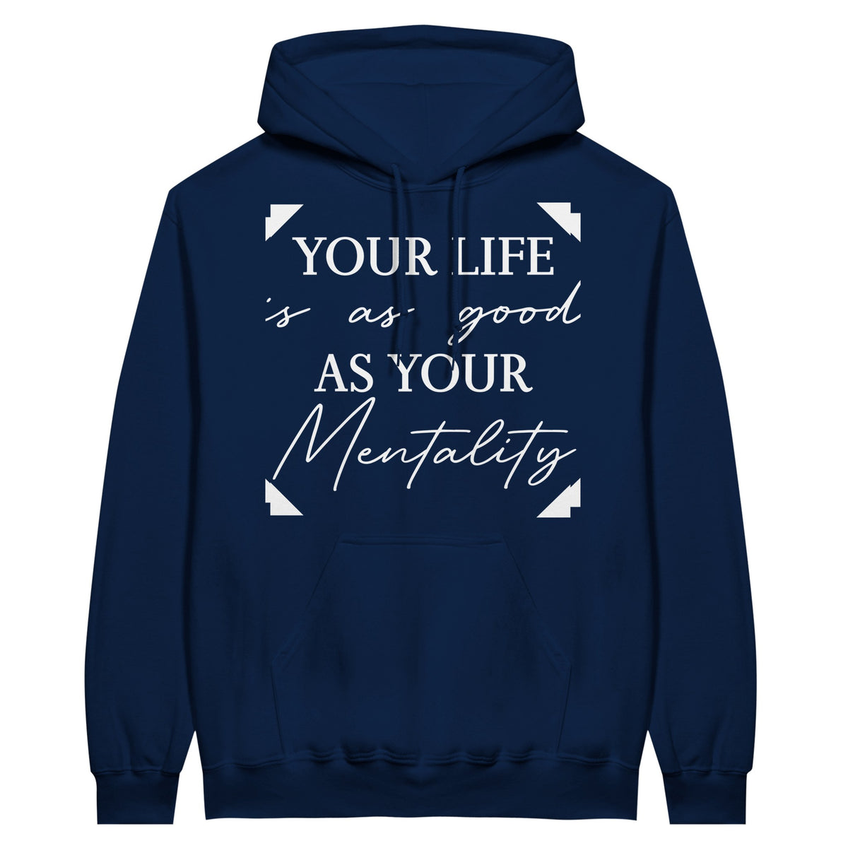 Mindset Matters - Classic Unisex Pullover Hoodie - Navy - Hoodies