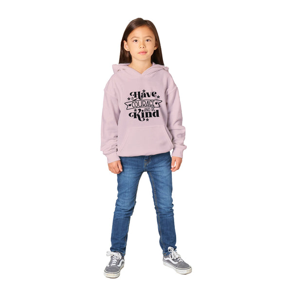 Kindness Courage - Wear Your Heart - - Kid's Hoodies