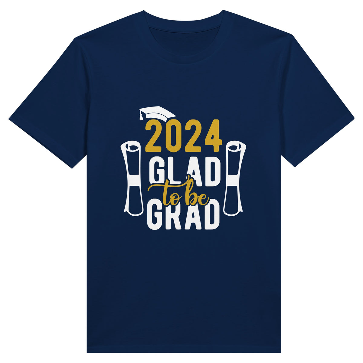 Celebrating Achievement - 2024 Graduation Tee - Navy - Crewneck T.shirts