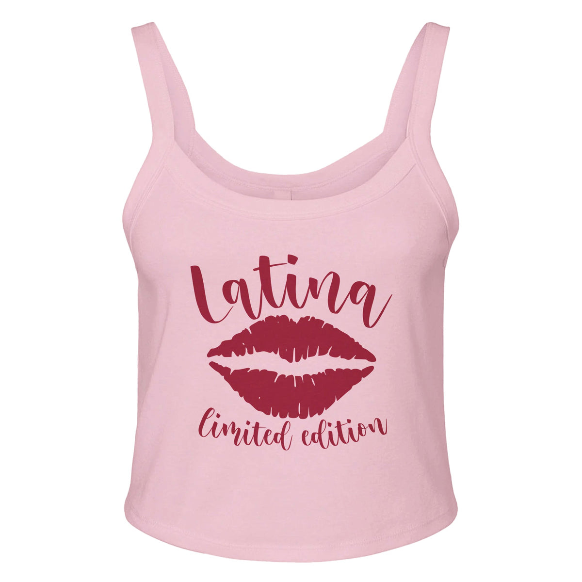 Celebrate Heritag - Latina Limited Edition - solid pink blend - Tank Tops