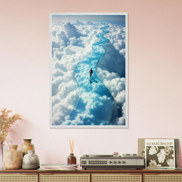 Dream Ride – Gift Framed Poster - White frame - Wooden Framed Posters