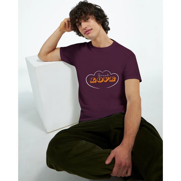 Orange Glow of Love - Where Memory Meets Art - Maroon - T-shirts