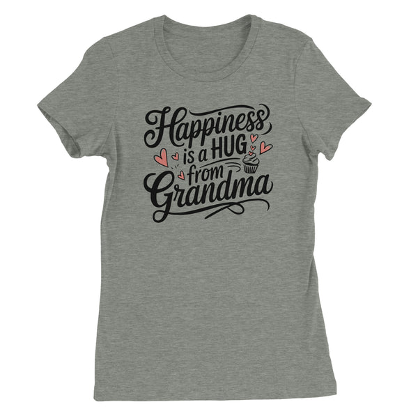 Gift for Grandma – Hug-Inspired Bella + Canvas T-Shirt - Athletic Heather - T-Shirt
