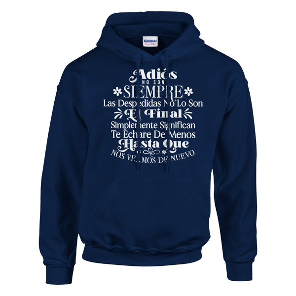 Memories Never Goodbye - Carry Them on Your Hoodie - Navy - Hoodies