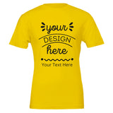 Eco-Friendly Elegance - Customize Your Perfect Fit - Maize Yellow - Crewneck T-shirts