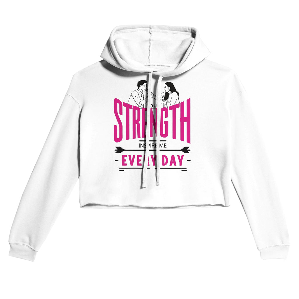 For the Strong Sister - A Daily Dose of Strength - White - Hoodies