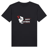 Happy Memories - Commemorate Fathers Day with Our Tee - Black - Print Material