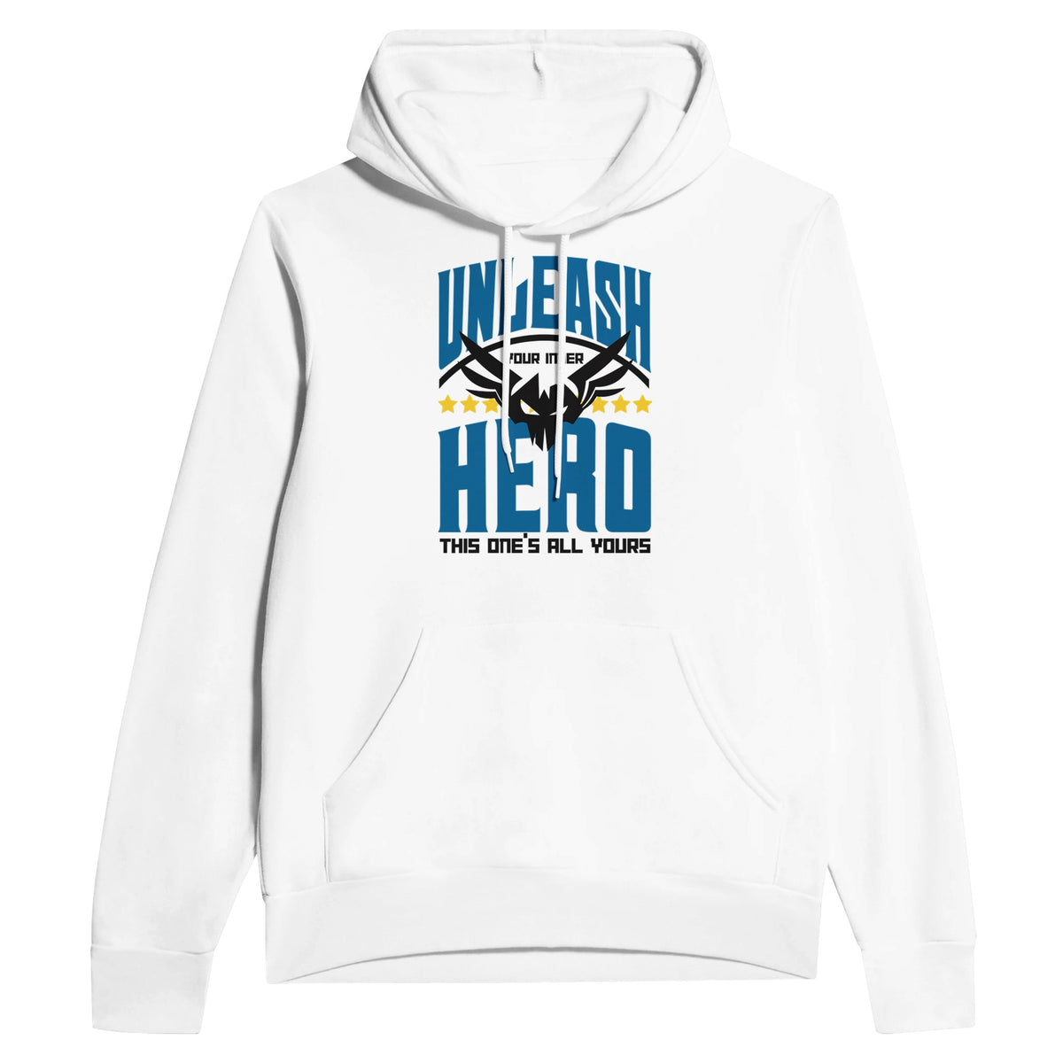 Power Up with Heroic Style – Unisex Game Lover's Hoodie - White - Hoodies