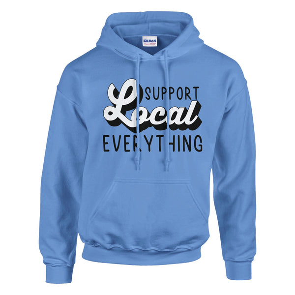 Support Local - Classic Cotton Hoodie with a Cause - Carolina Blue - Hoodies