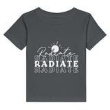 Radiate Joy Tee - Wear Your Positive Energy Proudly - Charcoal - T.shirts