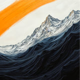 Path of the Ember Sky – Wooden-Framed Poster - - Wooden Framed Posters