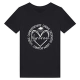 Radiate Kindness - Embrace the Warmth of Loving Compassion Tee - Black - T-shirts