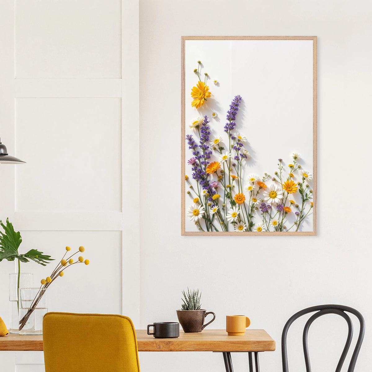 Bloom with Grace – Framed Poster for Nature Lovers - Wood frame - Wooden Framed Posters