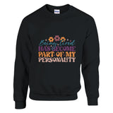 Fatigue as Fashion - 'Being Tired' Classic Cotton Wear - Black - Sweatshirts