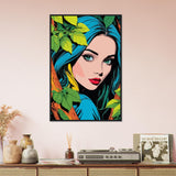 Elegant Forest Muse - Framed Art - - Wooden Framed Posters