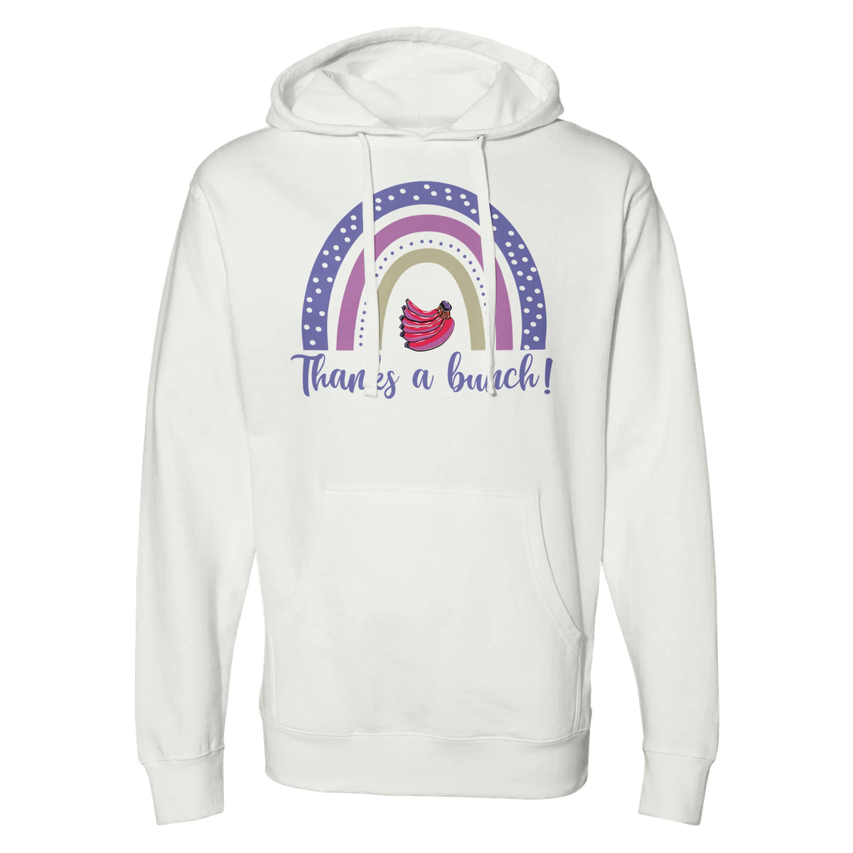 Spread Joy - The 'Thanks a Bunch!' Statement Piece - White - Hoodies