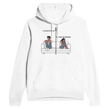 Emotional Distance - Contemplative Art Hoodie - - Hoodies