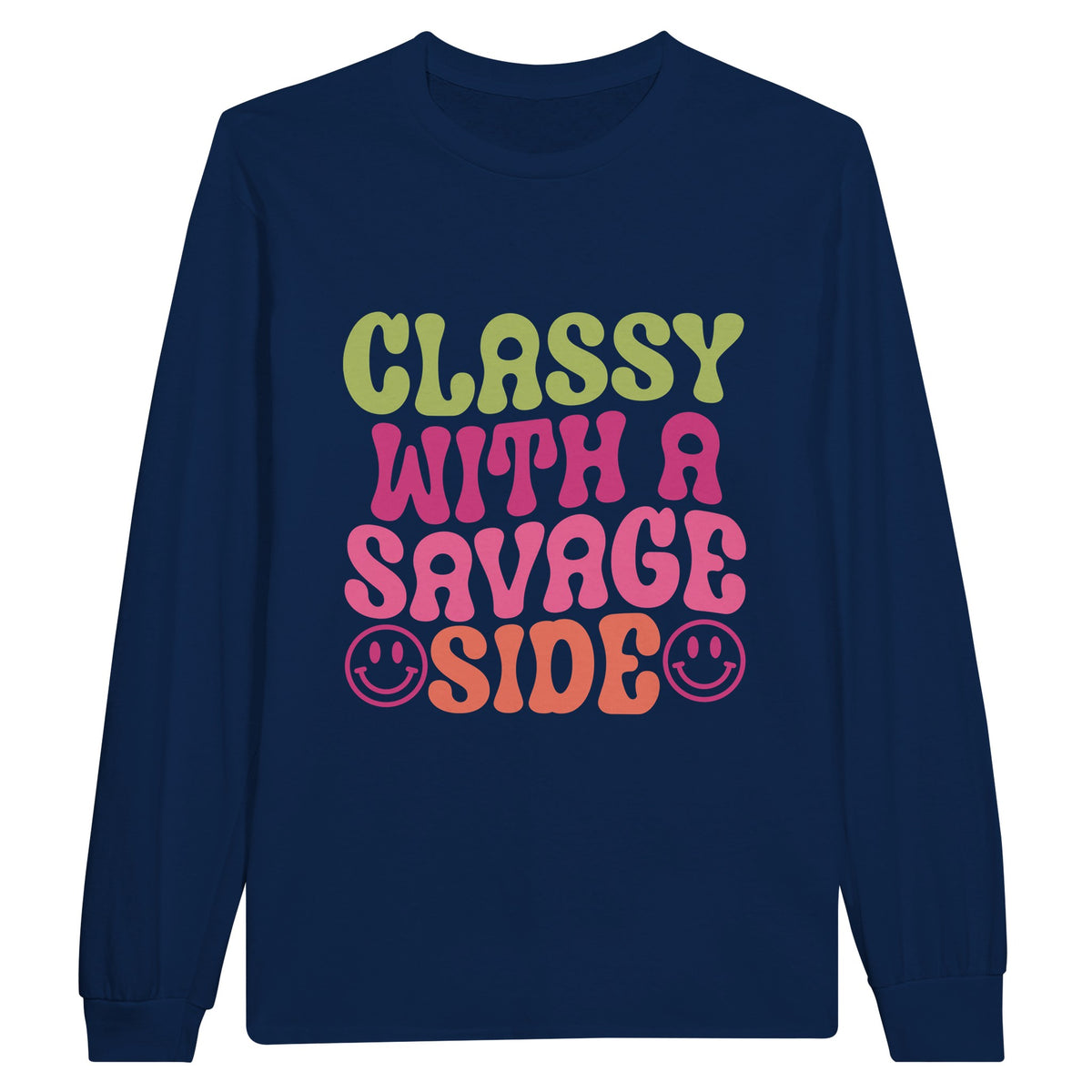 Unleash Your Inner Contradiction - Classy with a Savage Side - Navy - Sweatshirt