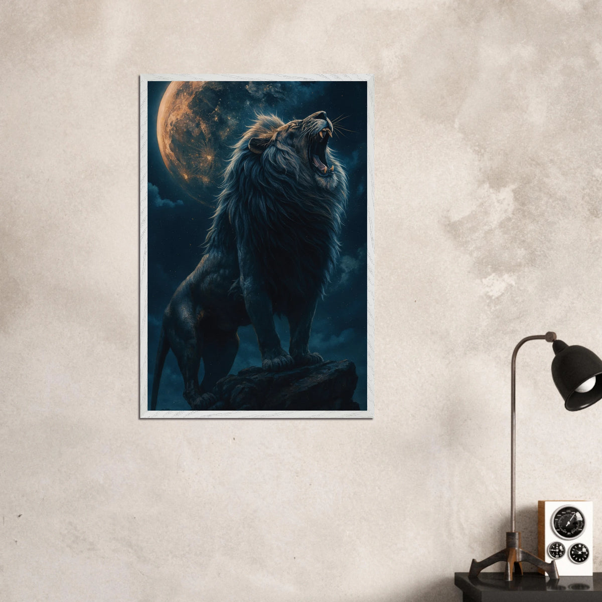 King of the Night – Wooden Framed Poster Gift - - Wooden Framed Posters